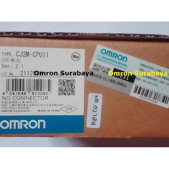 TERBARU - CJ2M-CPU11 PLC OMRON CJ2M-CPU11