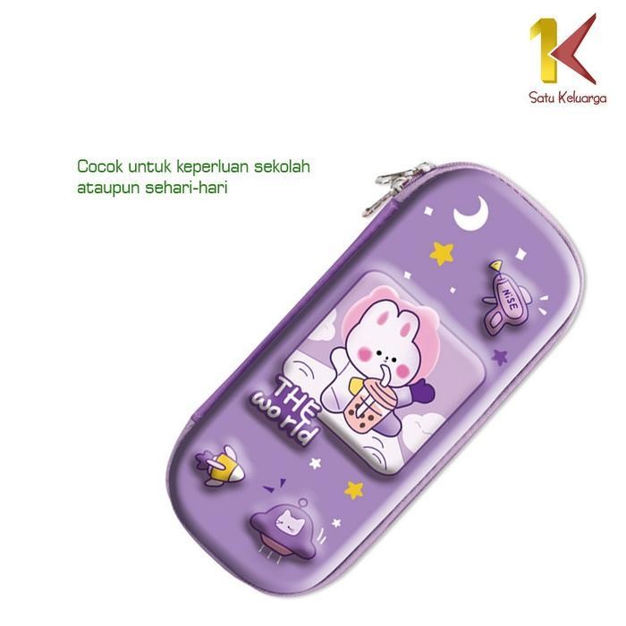 

WSS [COD] SK A39 Kotak Pensil 3D Karakter Timbul Anak Sekolah Tempat Penyimpanan Alat Tulis Anti Air Impor Stationery