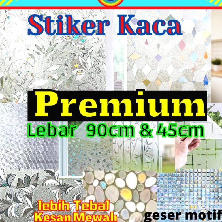 (Terbaru) STIKER STICKER KACA SUNBLAST SETIKER WALLPAPER PINTU JENDELA KACA BUAT KAMAR MANDI DEKORAS