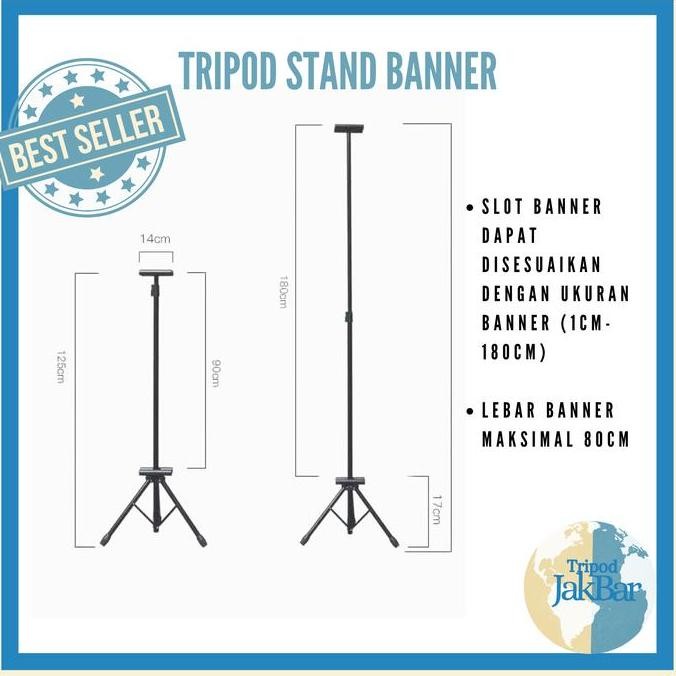 tripod standing banner frame ps