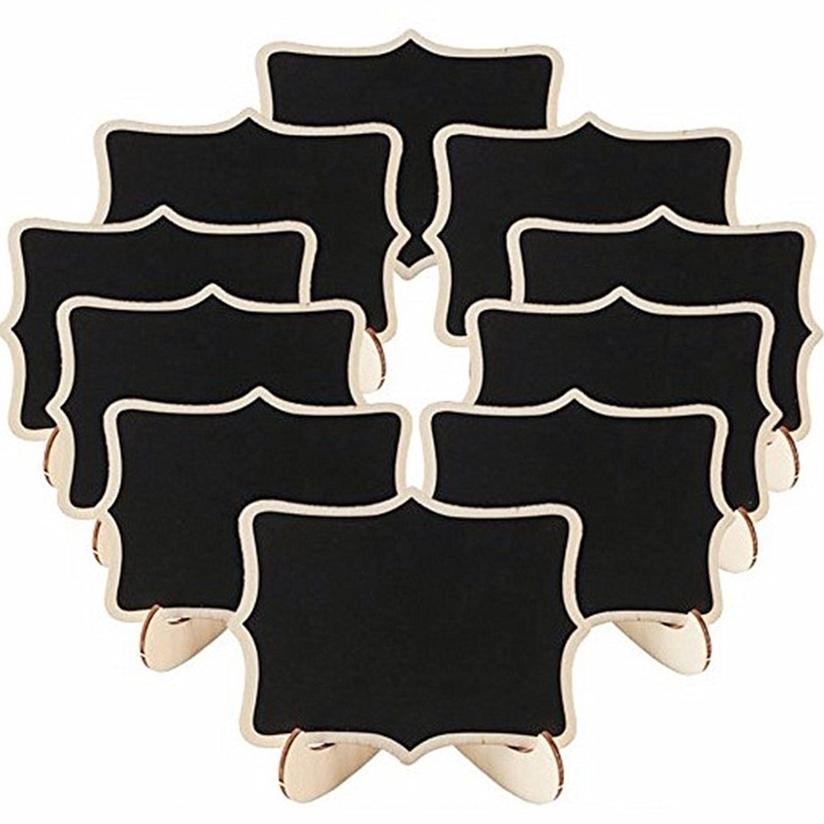 

Cod Set 10Pcs Papan Tulis Kapur Kecil / Mini Chalkboard / Papan Kapur Menu Cafe / Papan Reserved Ht-12