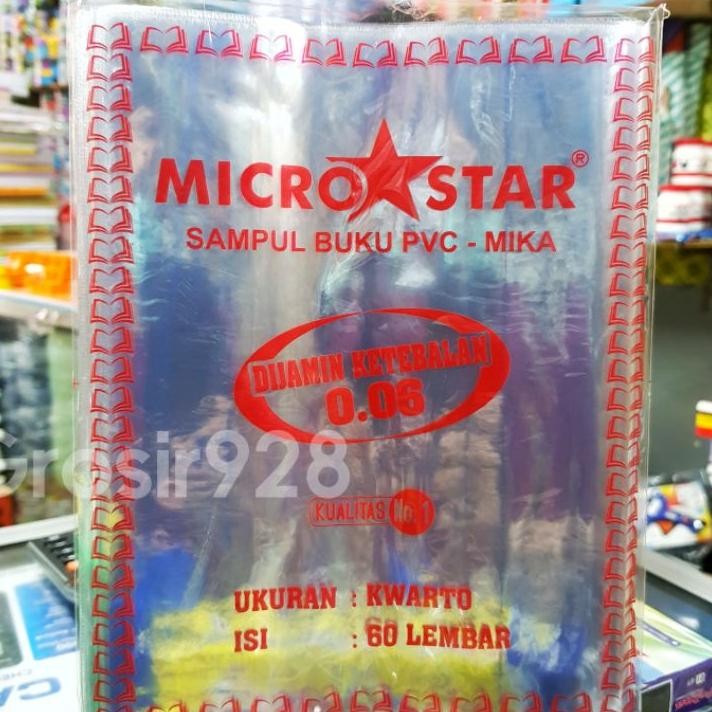 

Sampul Buku Pvc Mika Arto Micro Star 0.06 Isi 10 Lembar