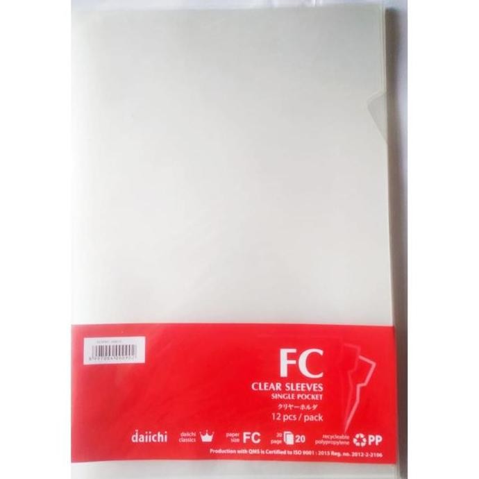 

Original Map Bening Daichi Folio L Isi 12 Pcs Per Lusin