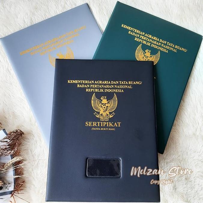 

Original Sampul Sertifikat Tanah Map Surat Berharga Holder Dokumen