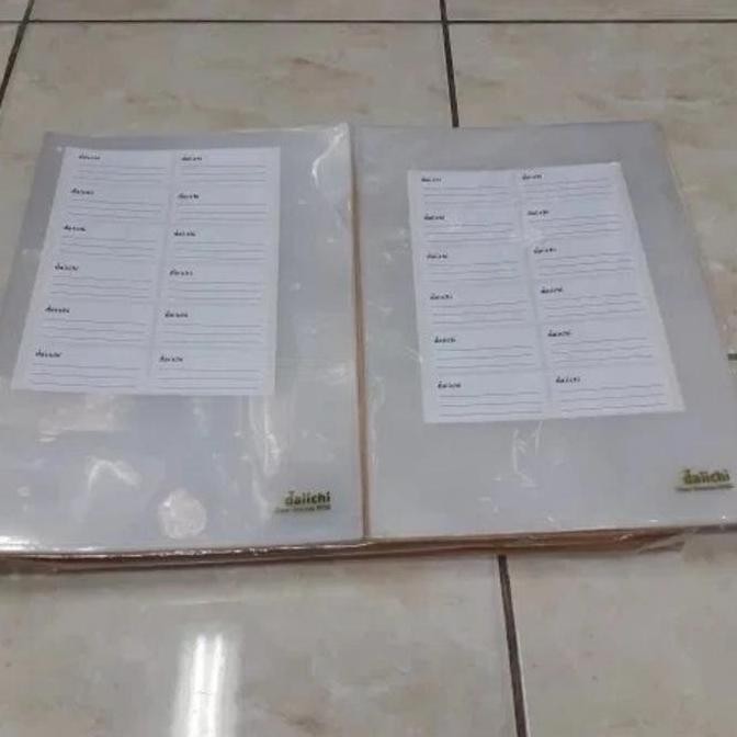 

Original Map Plastik L Daichi Paket 12 Pcs Folio Transparan Tebal