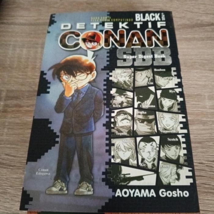 Komik Conan SDB Black segel ori langka
