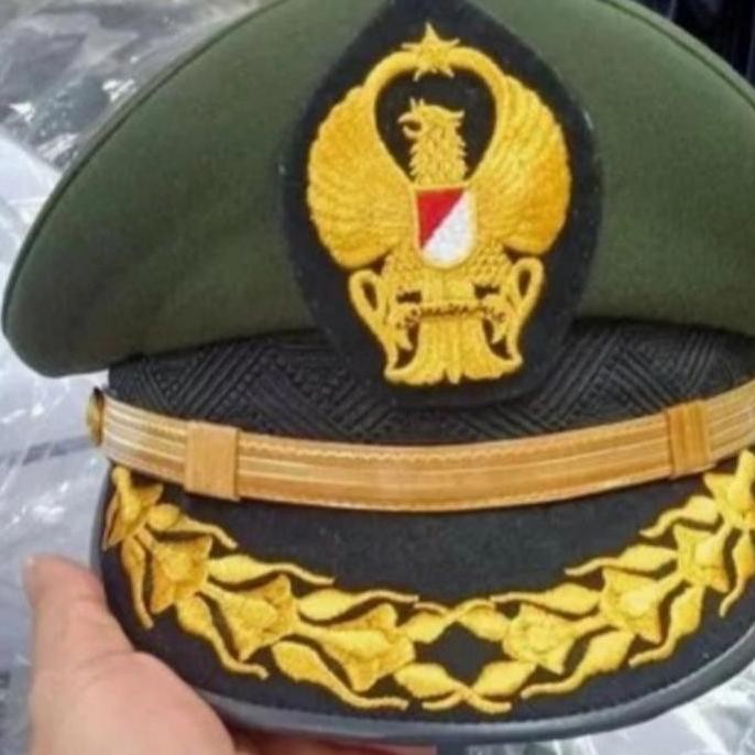 Topi Pet Pdu Tni Ad (Pamen) Original Ciputat List Bangkok