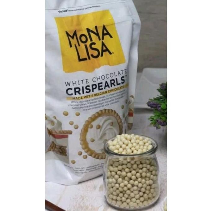 

MonaLisa Crispearls Cokelat Putih Repack 100gr Taburan Kue & Dessert dari callebaut