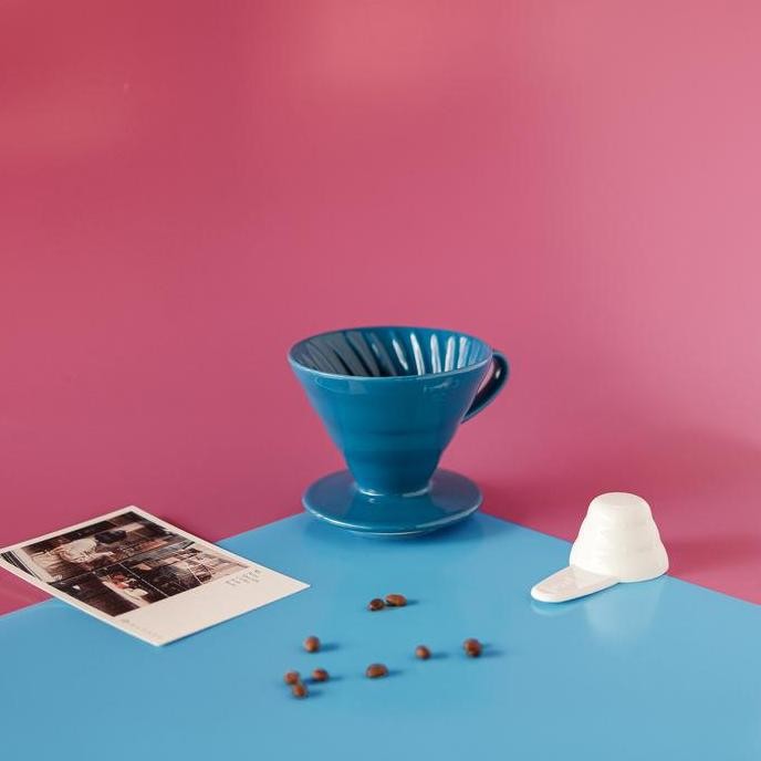 HARIO V60 Dripper 02 Ceramic Turquoise Blue