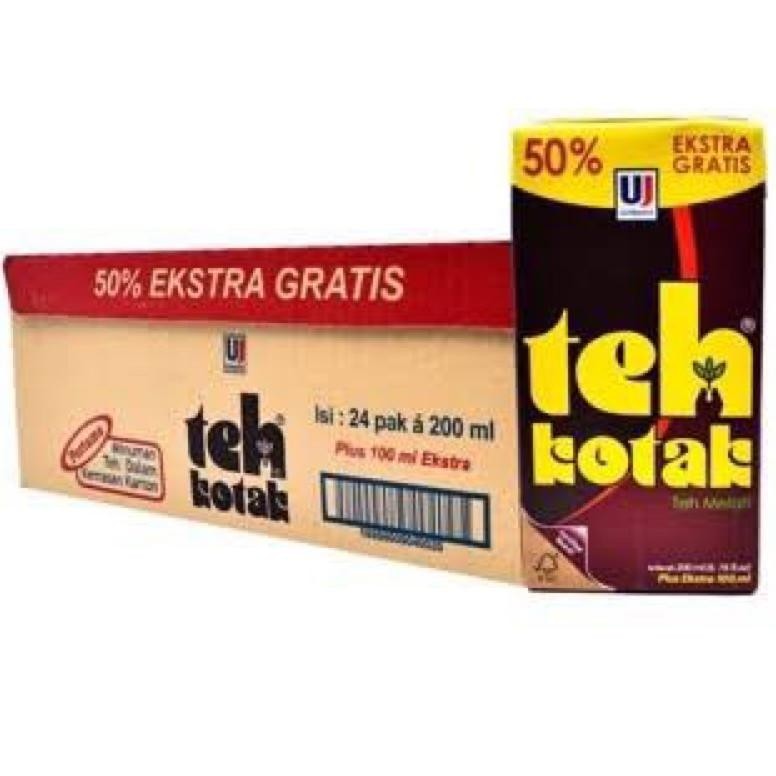 

SALE! TEH KOTAK ULTRA 300ML EXTRA 1 DUS | MINUMAN TEH SIAP MINUM KEMASAN KOTAK