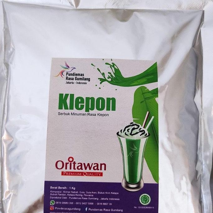 

Baru Bubuk Minuman Klepon Oritawan - Powder Drink Tradisional Rasa Klepon Unik Kekinian