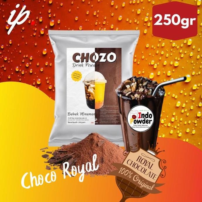 

Baru Bubuk Minuman Choco Royal 250G Powder Drink Cokelat Premium Untuk Minuman Kekinian