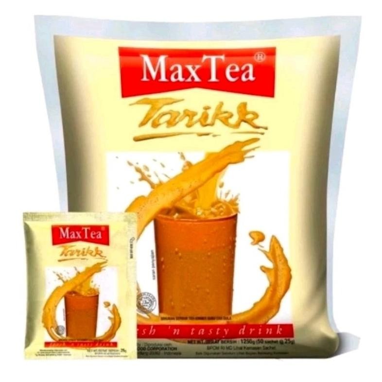 

SALE! MAX TEA TARIK 50 SACHET | TEH SUSU INSTAN MINUMAN CREAMY KEKINIAN