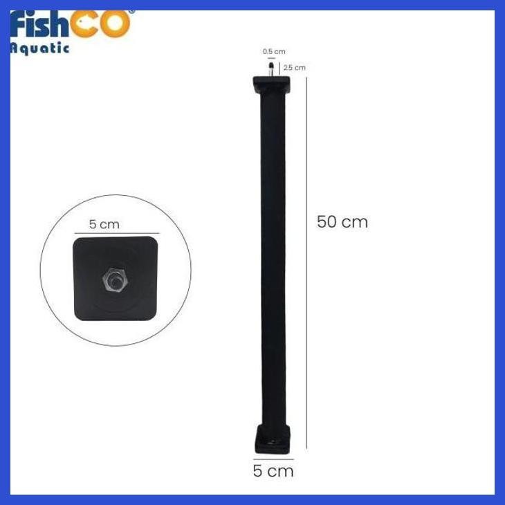 (RATUBEE) RUBBER AERATOR AERASI GELEMBUNG UDARA AQUARIUM SILINDER 50X500MM BLACK PERALATAN AQUARIUM 