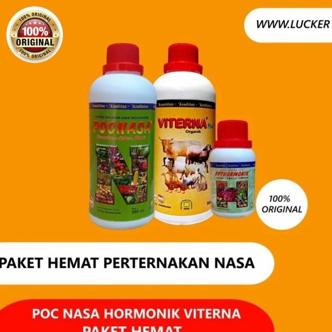 Paket Penggemuk Ternak NASA /Ayam / Kambing/ Sapi / Obat Penggemuk Ori
