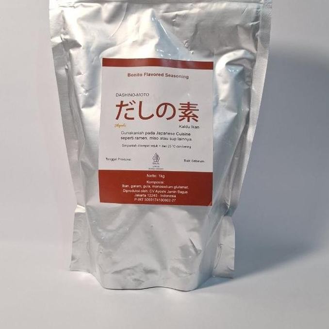 

DASHI 1KG Bumbu Kuah Ramen Miso, Udon, Shabu-shabu, Sukiyaki HALAL MUI