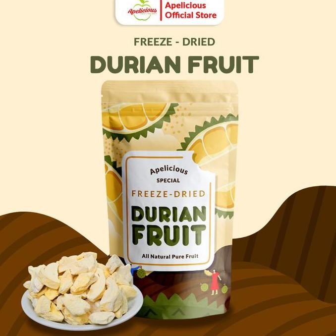 

APELICIOUS Keripik Buah Durian APELICIOUS Kering - FD Durian - Food, Snack