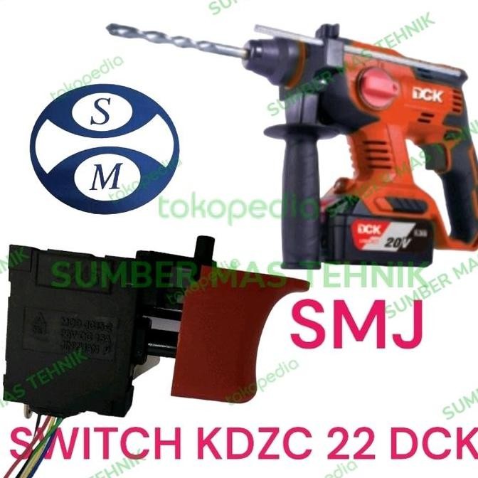 Diskon (1) SWITCH KDZC 22 DCK SAKLAR MESIN BOR BOBOK CORDLESS DCK KDZC 22 sumbermte Juara