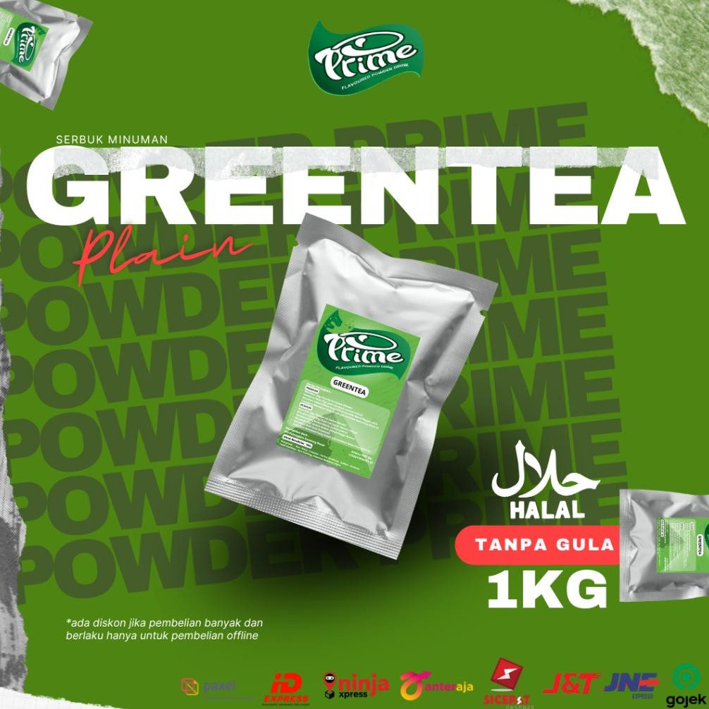

SALE! POWDER DRINK PRIME GREENTEA 1KG - BUBUK TEH HIJAU MINUMAN KEKINIAN