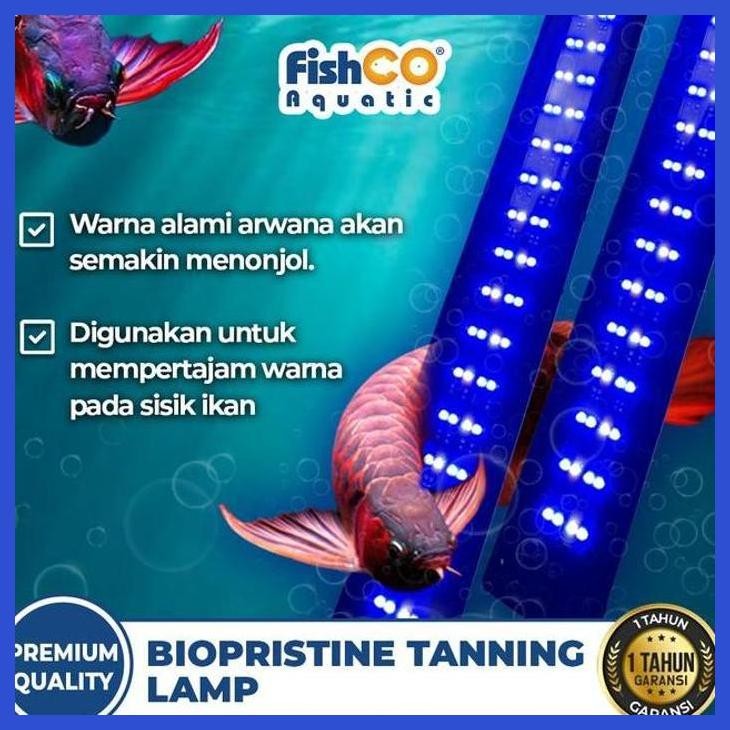 (RATUBEE) BIOPRISTINE LAMPU TANNING LED AQUARIUM IKAN ARWANA - LAMP TANING PERALATAN AQUARIUM IKAN A