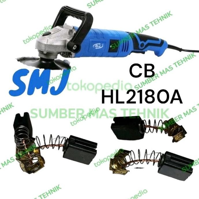 Murah (1) carbon brush h&l2180 karbon brush mesin polisher hl2180 areng hl 2180a sumbermte Buru Orde