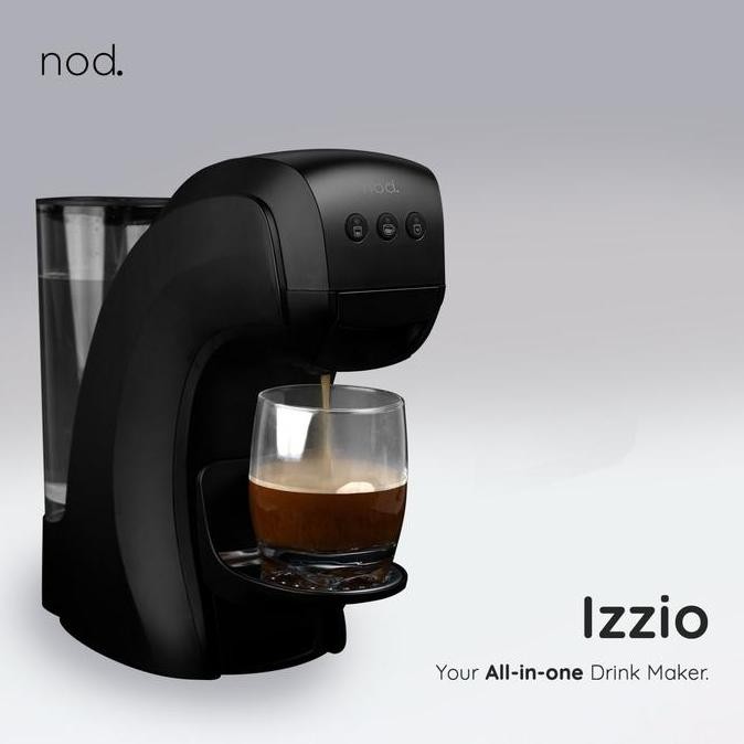 tersedia nod izzio capsule coffee machine compact | mesin kopi kapsul mini all-in-one