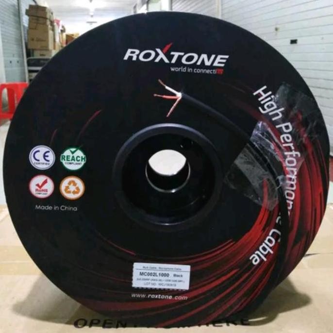 JB Kabel Mic/Audio Roxtone MC002L1000 Original Panjang 30 meter (eceran) None