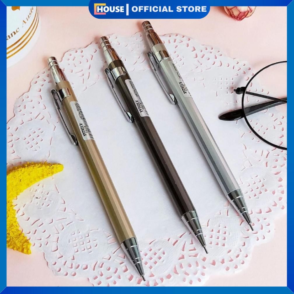 

(PROMO)- (COD) Propelling Pencil Mechanic Pensil Mekanik Cetek - Tip 0.5 mm 0.7mm