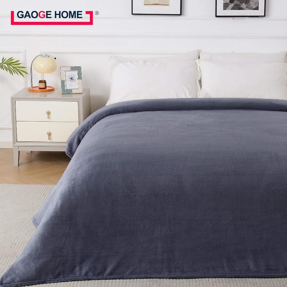 Siap Kirim Selimut Bulu Polos Tebal Halus Lembut Ukuran 180x200 cm Premium