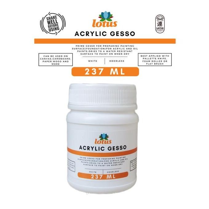 

Lotus Acrylic Gesso Primer Decoupage 237Ml
