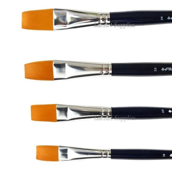 

Lyra Giotto Art Brush Flat No. 18 / 20 / 22 / 24 (Kuas Lukis Flat)