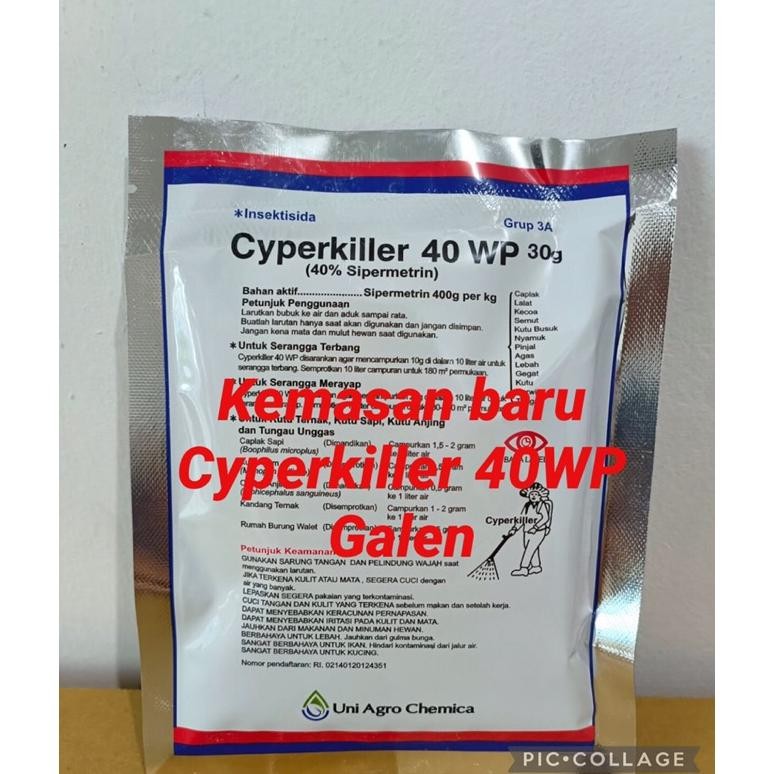 Terjangkau - Cyperkiller 40 WP anti kutu  serangga walet ASLI KOREA ..