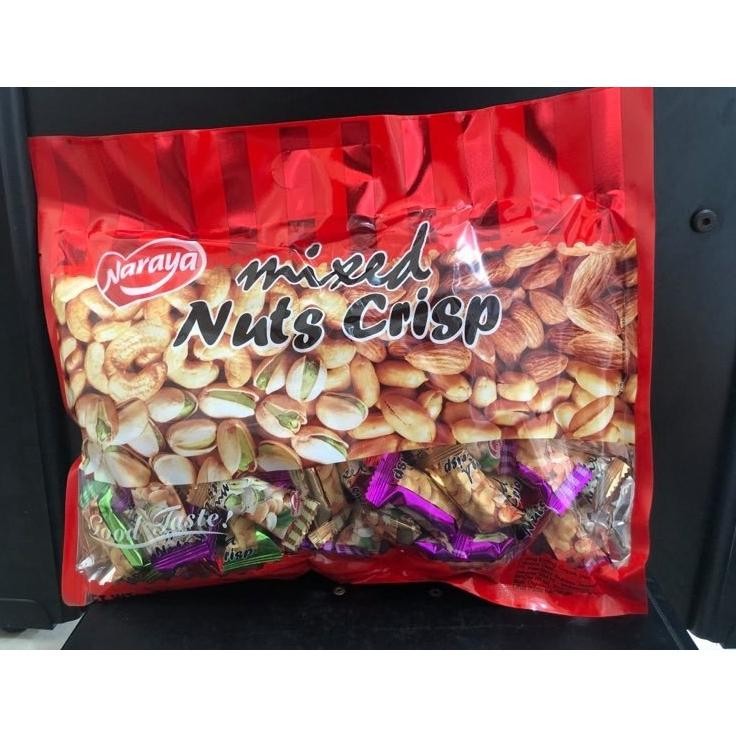 

Terbaru - Naraya Mixed Nuts Crisp / Naraya Permen Kacang / Enting-enting 400grm ,,