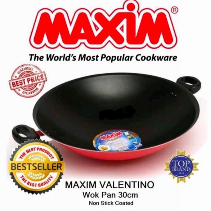 Wajan/Kuali Teflon Maxim Anti Lengket 30 Cm