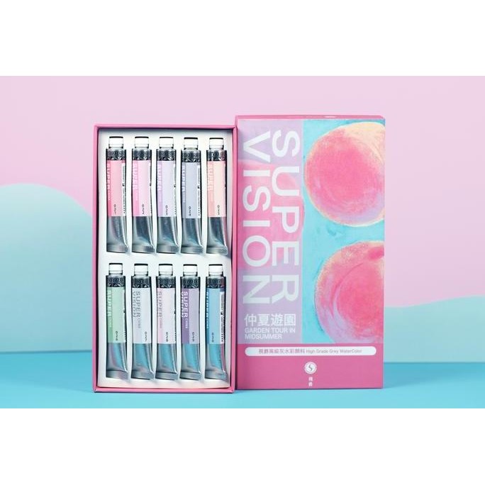 

Supervision High Grade Watercolor Garden Tour In Midsummer Set10Clr X
