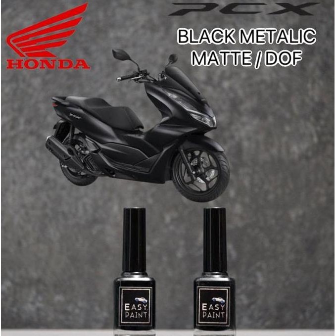 Cat Oles Motor Black Metalic Doff Matte Honda Pcx 160 Hitam Dof 15Ml