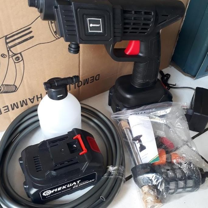 Steam Jet Cleaner Jld Cordless 88V  2 Baterai Ex: Dispplay.