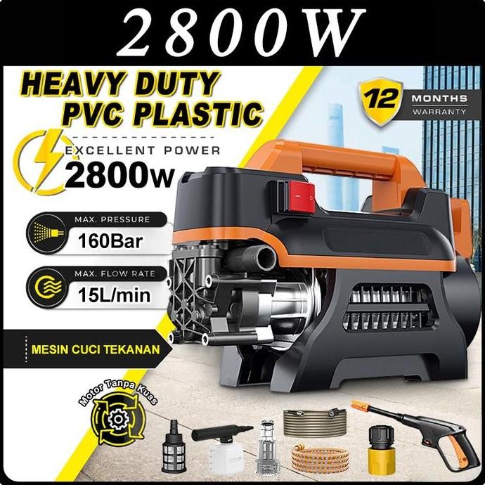 2800W Mesin Cuci Mobil Tekanan Tinggi/Jet Cleaner Tekanan Tinggi