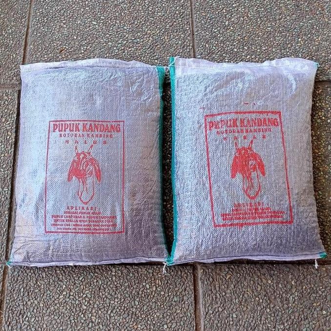 Ready Pupuk kandang kambing halus karung, pupuk organik kohe kambing, kompos