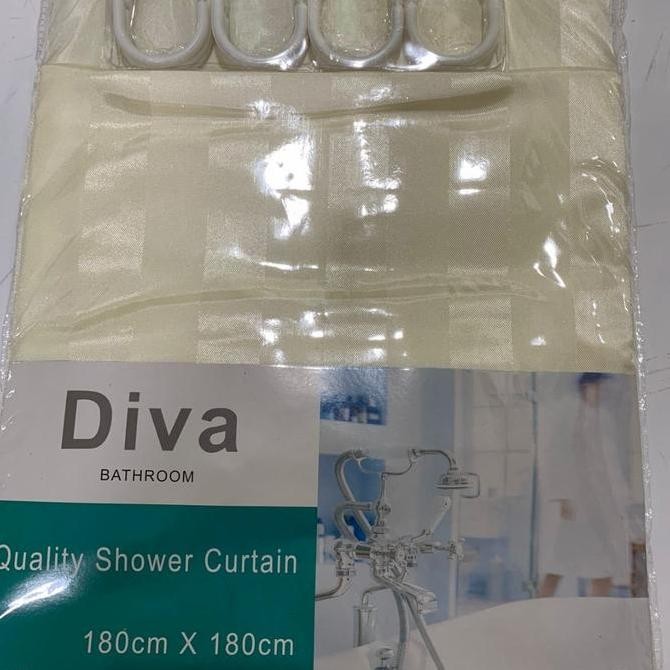 Kain Gordyn Kamar Mandi(Krem)