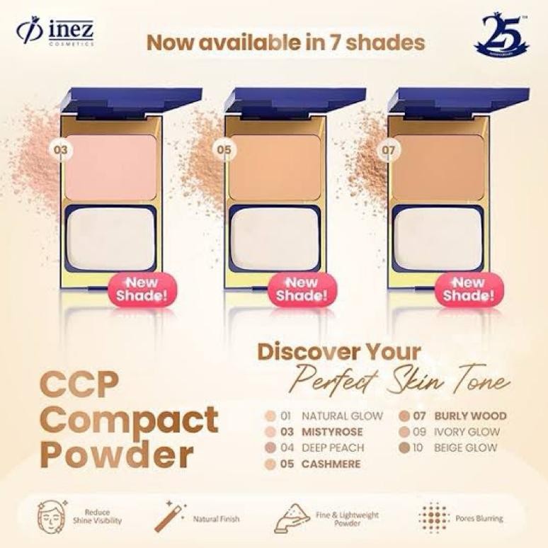 (Terbaru) INEZ COMPACT POWDER BEDAK GLOWING (Terlaris)