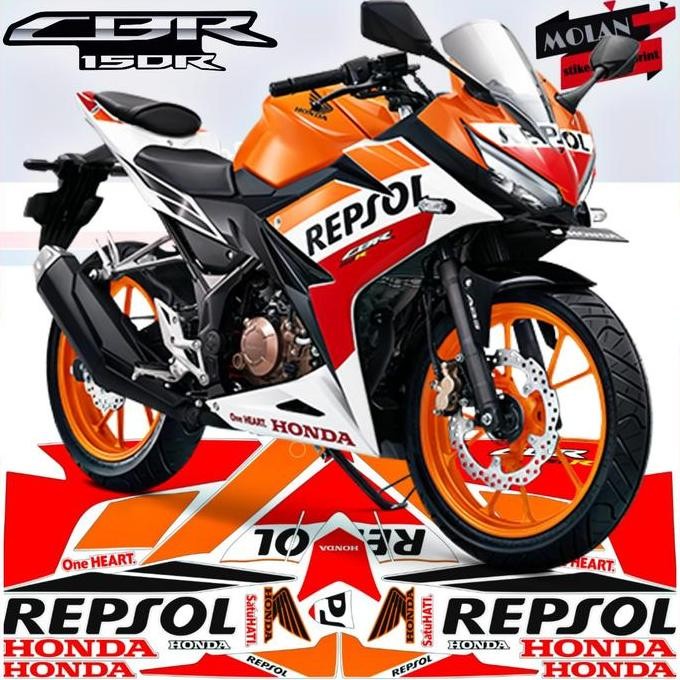 Sticker Striping Variasi Motif Ori CBR 150 R REPSOL FACELIFT 2017-2019