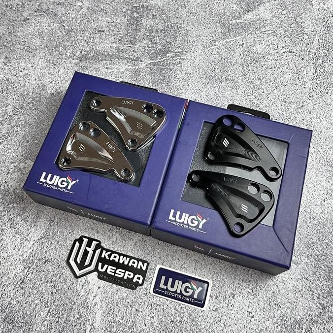 Luigy lowering kit model zelioni Black chrome vespa sprint prima S LX