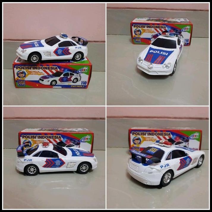 Mainan Mobil Polisi Bump Go - Mainan Mobil Polisi Bisa Jalan dan Suara