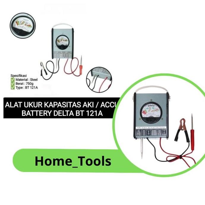 Baterai Battery Tester Delta Fukushima Alat Tes Aki Accu Analog Ori