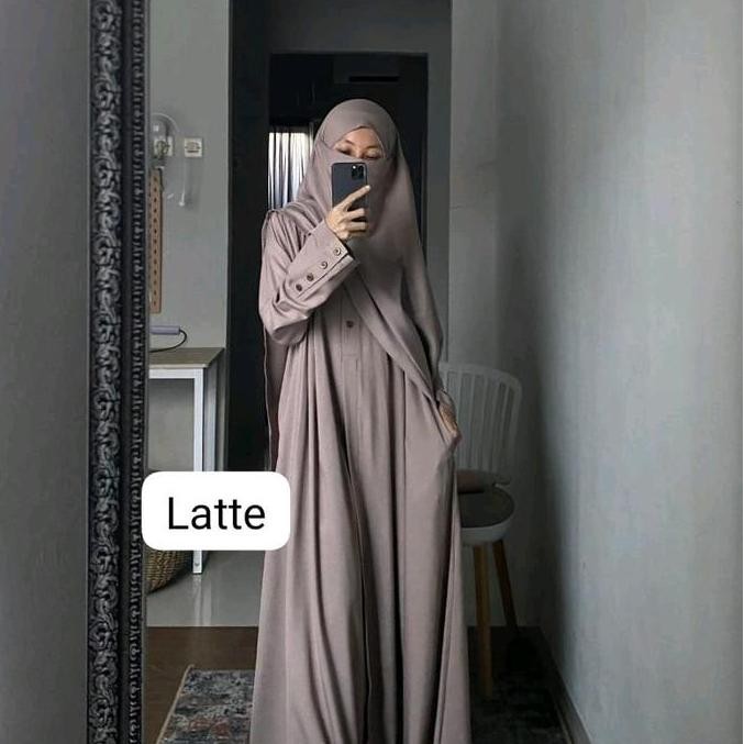 CLARA ABAYA SET FRENCH KHIMAR | GAMIS SET KHIMAR SHAKILA PREMIUM SYARI