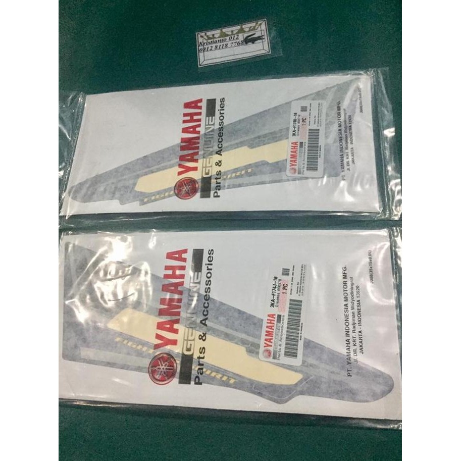 Baru Stiker emblem box bok tutup aki rx king rxking 2004 biru original