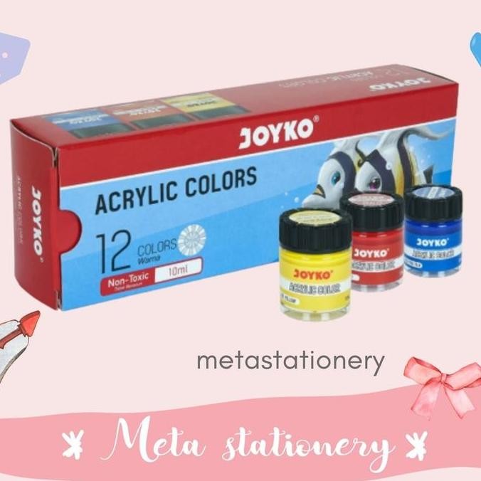 

Cat Akrilik / Acrylic Color Joyko - Acc-10Ml - 12 Warna