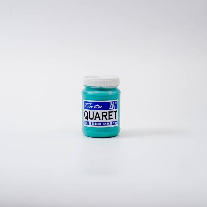 

Cat Sablon Quaret Warna Hijau Toska - 1/4 Kg