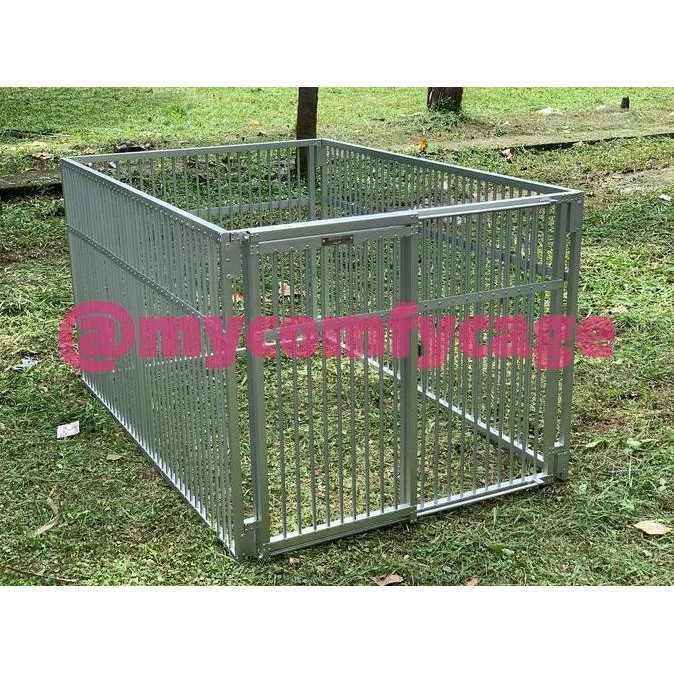 Kandang Pagar Anjing Aluminium Mycomfycage Untuk Corgie